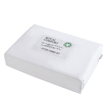 Load image into Gallery viewer, Royal Comfort 100% Organic Cotton Sheet Set 3 Piece Luxury 250 Thread Count