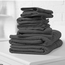 Load image into Gallery viewer, Royal Comfort Eden Cotton 600GSM 100% Cotton Luxury Bath Towels Set 8 Piece