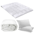 Royal Comfort Bedding Essentials Quilt Topper and 2 Pillows Complete Set