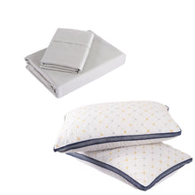 Load image into Gallery viewer, Royal Comfort Bedding Set 1 x 1200TC 4 Piece Sheet Set And 2 x Air Mesh Pillows