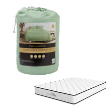 Load image into Gallery viewer, Royal Comfort Bedroom Set 1 x Comforpedic Mattress And Bed In A Bag Coverlet Set
