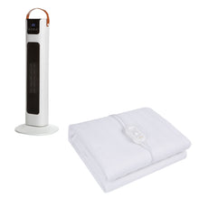 Load image into Gallery viewer, Royal Comfort Winter Warmer Set Comfort Electric Blanket + Pursonic Tower Heater