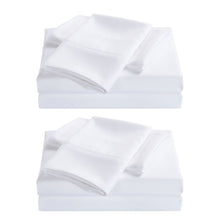 Load image into Gallery viewer, Royal Comfort 2000 Thread Count Original Bamboo Blend White Sheet Set 2 Pack