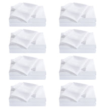 Load image into Gallery viewer, Royal Comfort 2000 Thread Count Original Bamboo Blend White Sheet Set 8 Pack
