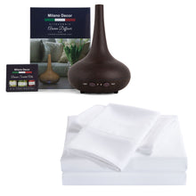 Load image into Gallery viewer, Royal Comfort 2000 Thread Count Sheet Set With Bonus Aroma Diffuser with 3 Oils