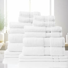 Load image into Gallery viewer, Royal Comfort Towel Set 16 Piece 100% Cotton Zero Twist Luxury Plush