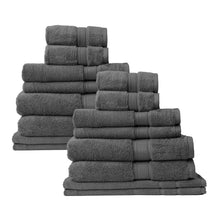 Load image into Gallery viewer, Royal Comfort Towel Set 16 Piece 100% Cotton Zero Twist Luxury Plush