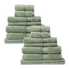 Load image into Gallery viewer, Royal Comfort Towel Set 16 Piece 100% Cotton Zero Twist Luxury Plush