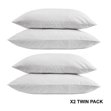 Load image into Gallery viewer, Royal Comfort Goose Feather Down Pillows 1000GSM Hotel Quality 4 Pack