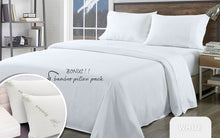 Load image into Gallery viewer, Royal Comfort Bamboo Blend Sheet Set 1000TC and Bamboo Pillows 2 Pack Ultra Soft