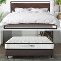 Azure Wood Bed Frame and Comforpedic Mattress Package Bedroom Set