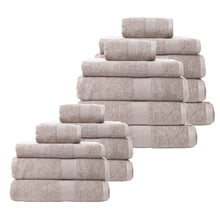 Load image into Gallery viewer, Royal Comfort Cotton Bamboo Towel Bundle Set 450GSM Luxurious Absorbent