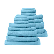 Load image into Gallery viewer, Royal Comfort Cotton Eden Towel Set 600GSM Luxurious Absorbent