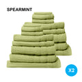 Royal Comfort Cotton Eden Towel Set 600GSM Luxuriously Soft Absorbent