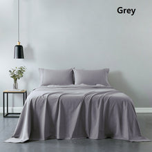 Load image into Gallery viewer, Royal Comfort 100% Cotton Soft Sheet Set And 2 Duck Feather Down Pillows Set