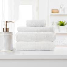 Load image into Gallery viewer, Silk Pillowcase And Silk Blend Pillow And 4 Piece Towel Set Bundle
