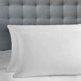 Royal Comfort Luxury Bamboo Blend Gusset Pillow 4cm Twin Pack Support