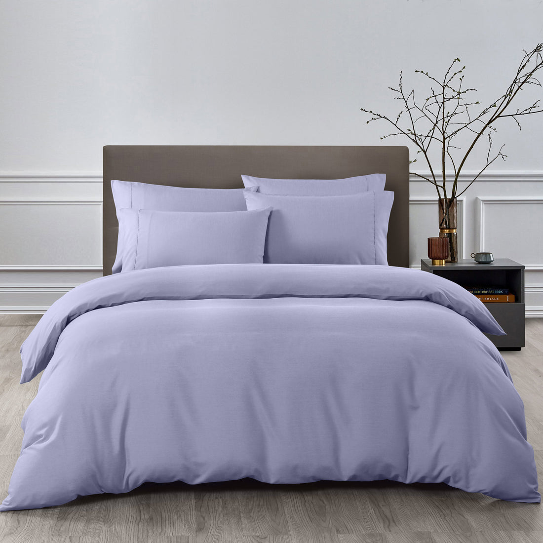 Royal Comfort 2000TC Bamboo Cooling Quilt Cover Set Hypoallergenic