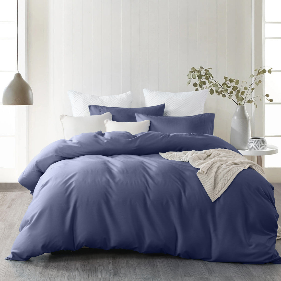 Royal Comfort 2000TC Bamboo Cooling Quilt Cover Set Hypoallergenic