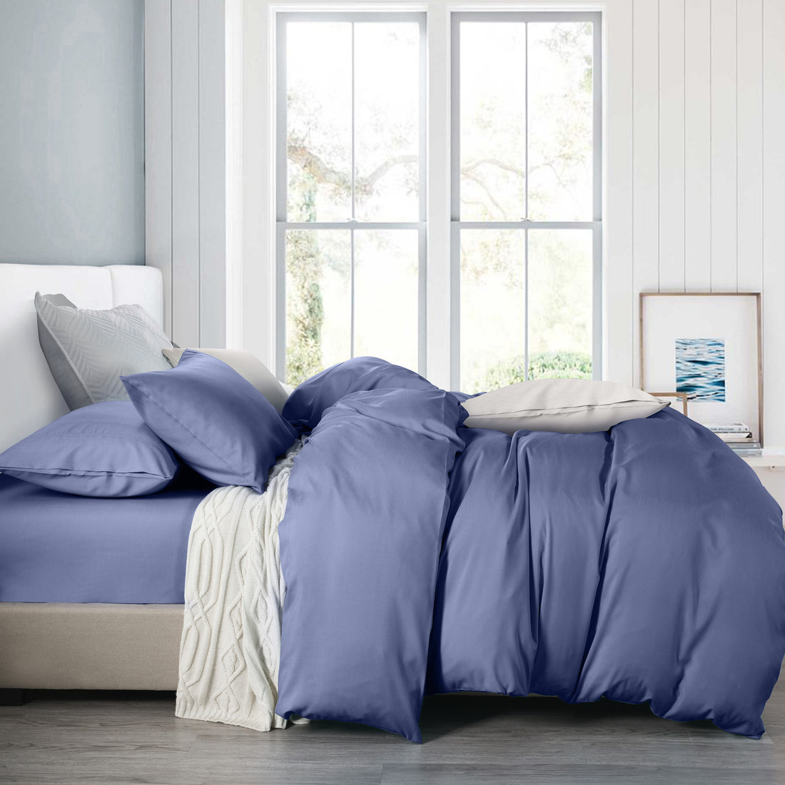 Royal Comfort 2000TC Bamboo Cooling Quilt Cover Set Hypoallergenic