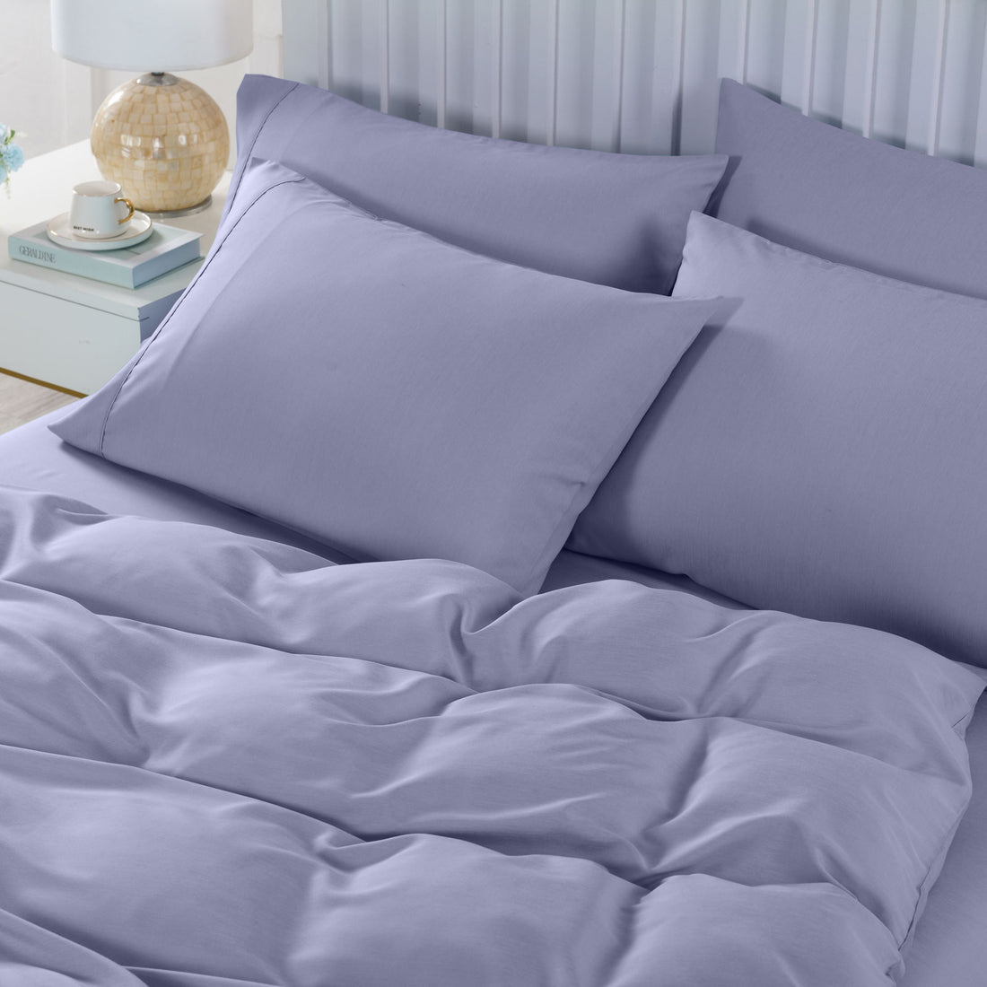 Royal Comfort 2000TC Bamboo Cooling 6 Piece Sheet Quilt Cover Set