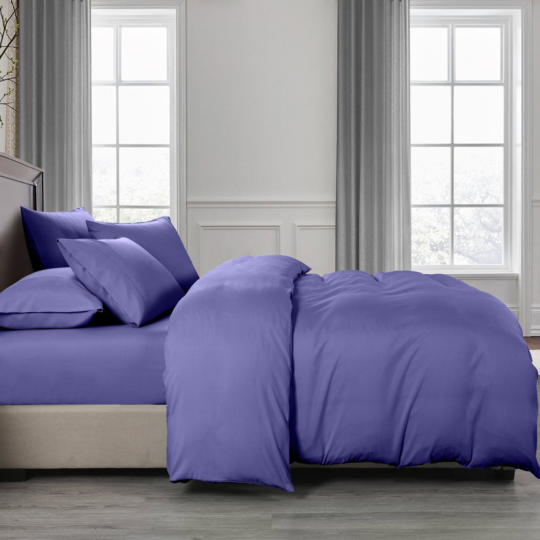 Royal Comfort 2000TC Bamboo Cooling 6 Piece Sheet Quilt Cover Set
