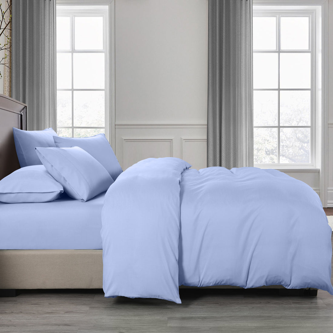 Royal Comfort 2000TC Bamboo Cooling 6 Piece Sheet Quilt Cover Set