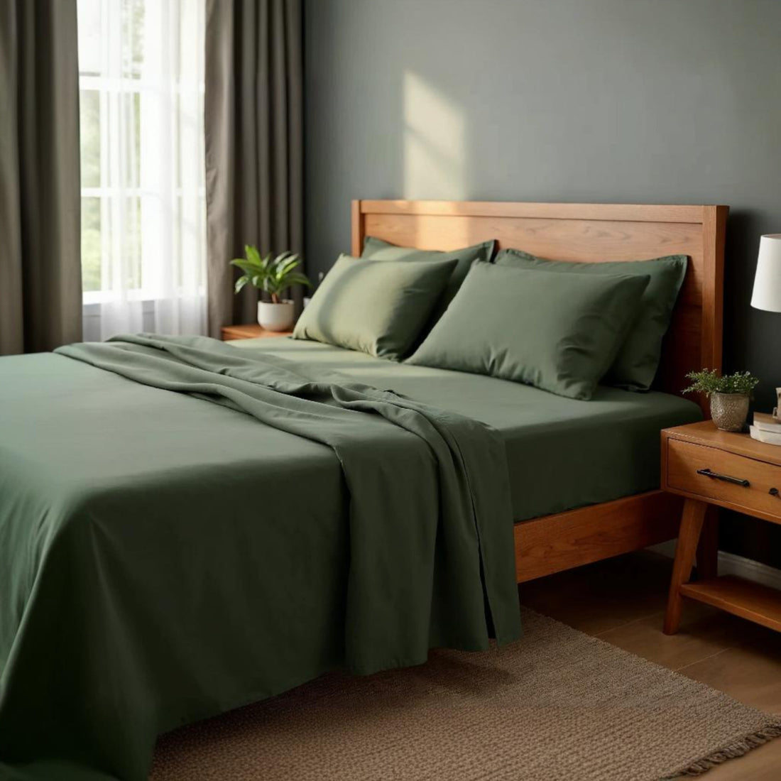 Royal Comfort 2000TC Bamboo Cooling Sheet Set Ultra Soft Breathable