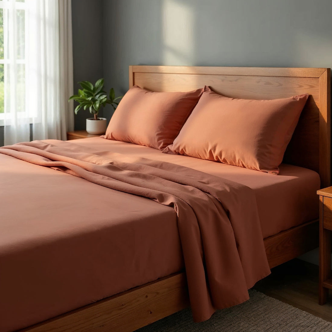 Royal Comfort 2000TC Bamboo Cooling Sheet Set Ultra Soft Breathable