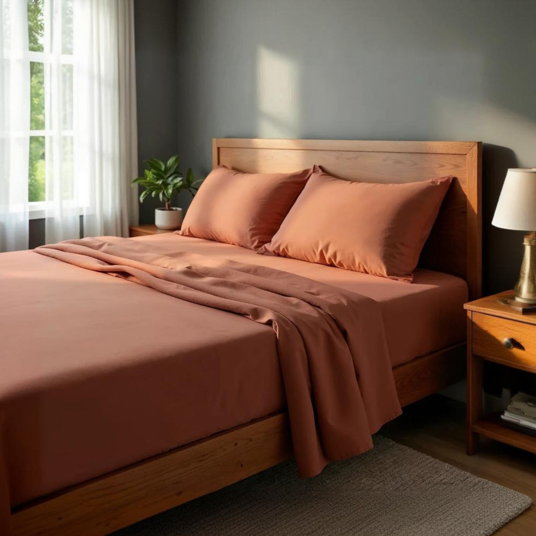 Royal Comfort 2000TC Bamboo Cooling Sheet Set Ultra Soft Breathable