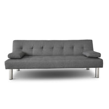 Load image into Gallery viewer, Casa Decor Sofia 2 in 1 Indoor Sofa Recliner Lounge Bed Fabric 2 Seater Futon
