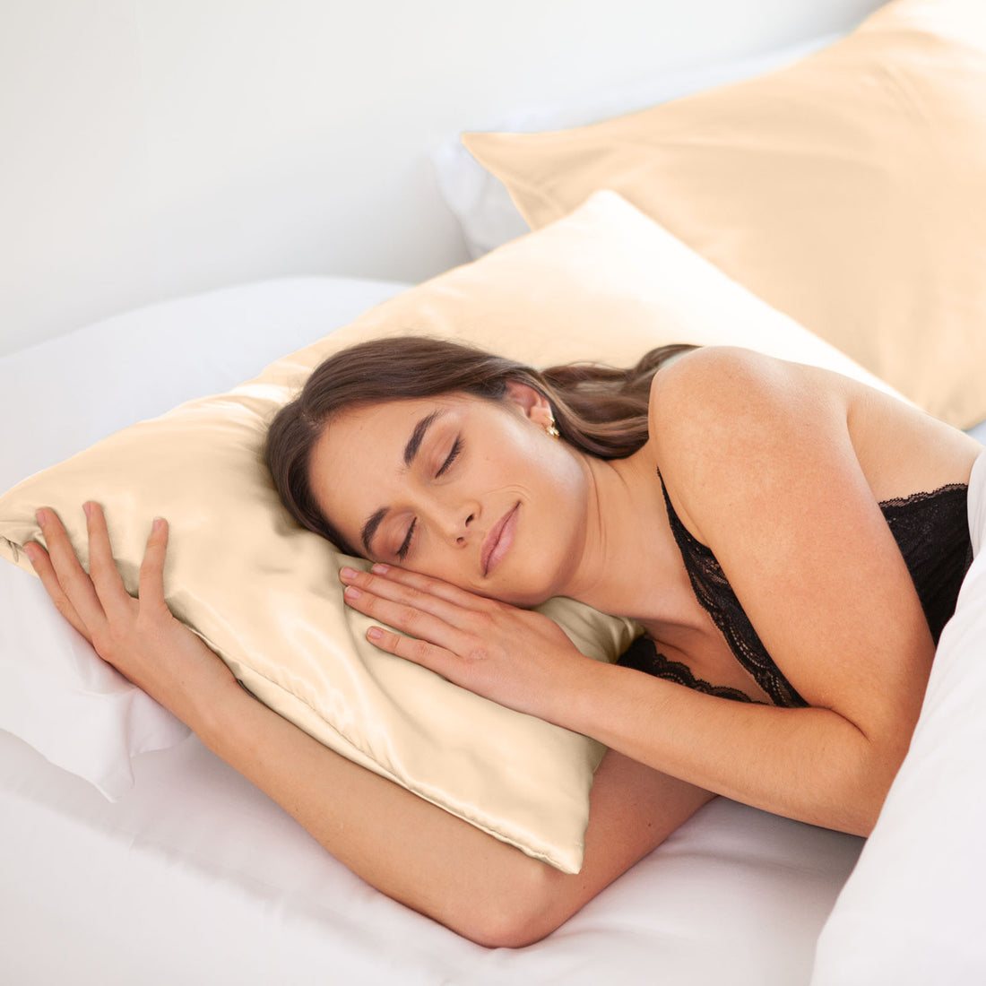 Royal Comfort Mulberry Silk Hypoallergenic Pillowcase Twin Pack