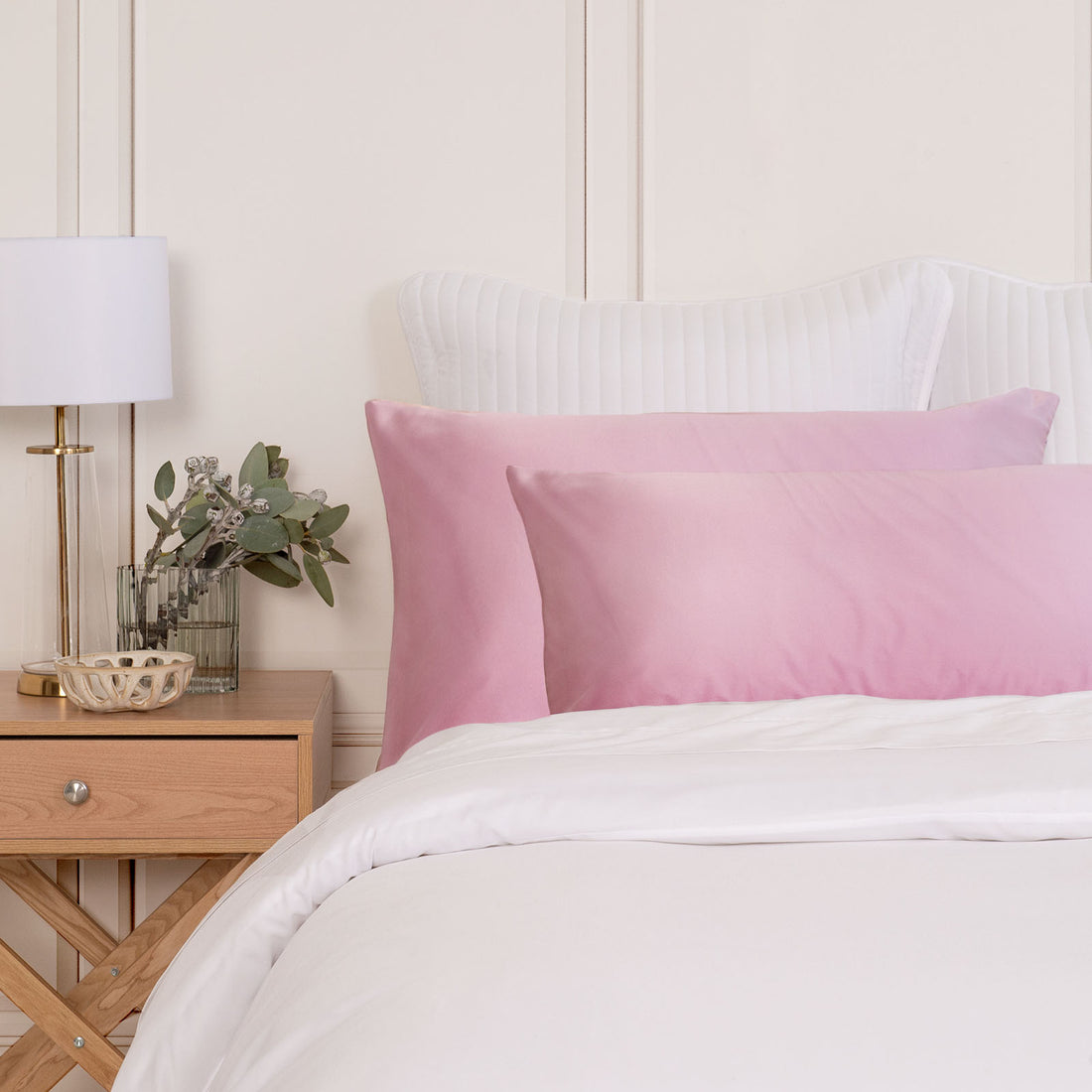 Royal Comfort Mulberry Silk Hypoallergenic Pillowcase Twin Pack