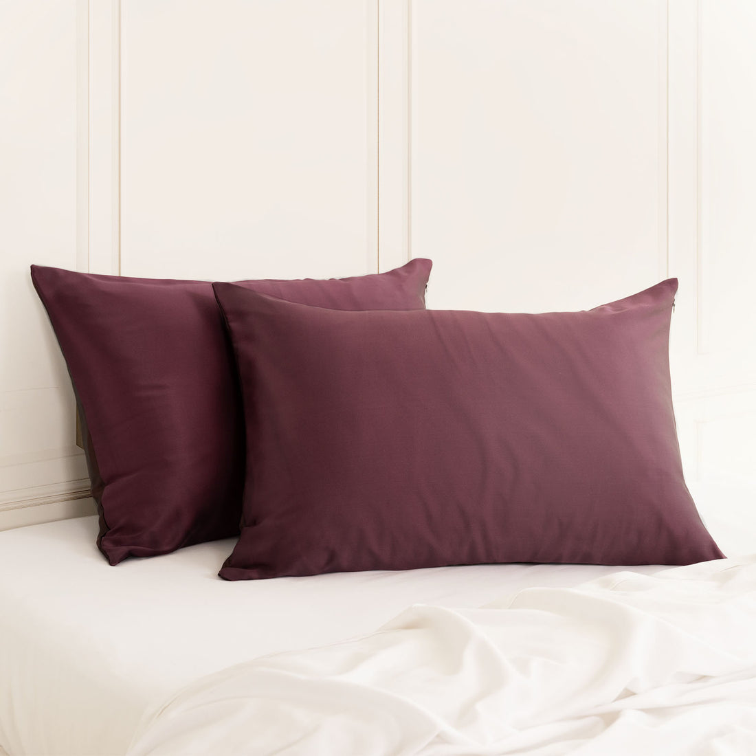 Royal Comfort Mulberry Silk Hypoallergenic Pillowcase Twin Pack