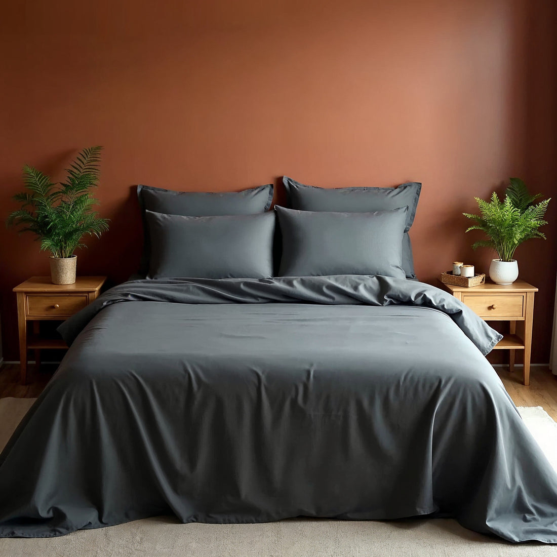Royal Comfort 1000TC Bamboo Blend Sheet Pillowcase Set Ultra Soft