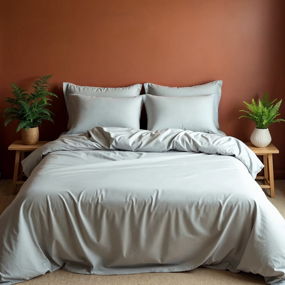 Royal Comfort 1000TC Bamboo Blend Sheet Pillowcase Set Ultra Soft