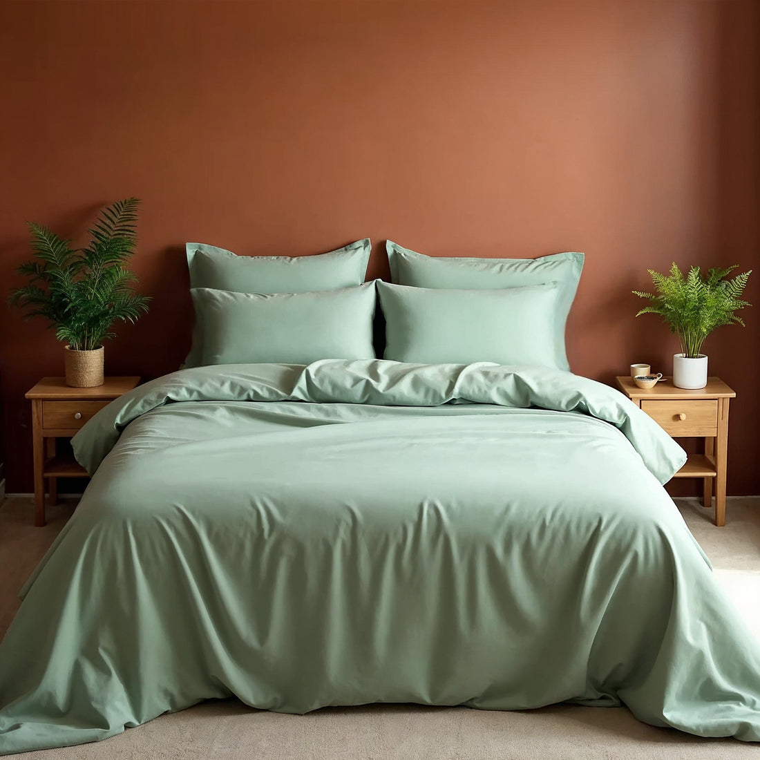 Royal Comfort 1000TC Bamboo Blend Sheet Pillowcase Set Ultra Soft