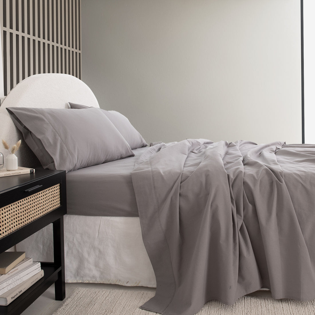 Royal Comfort Vintage Wash 100% Cotton Sheet Set Soft Washed Bedding