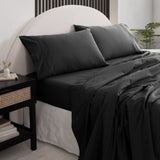 Royal Comfort Vintage Wash 100% Cotton Sheet Set Soft Washed Bedding