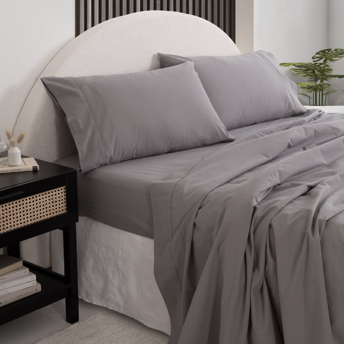 Royal Comfort Vintage Wash 100% Cotton Sheet Set Soft Washed Bedding