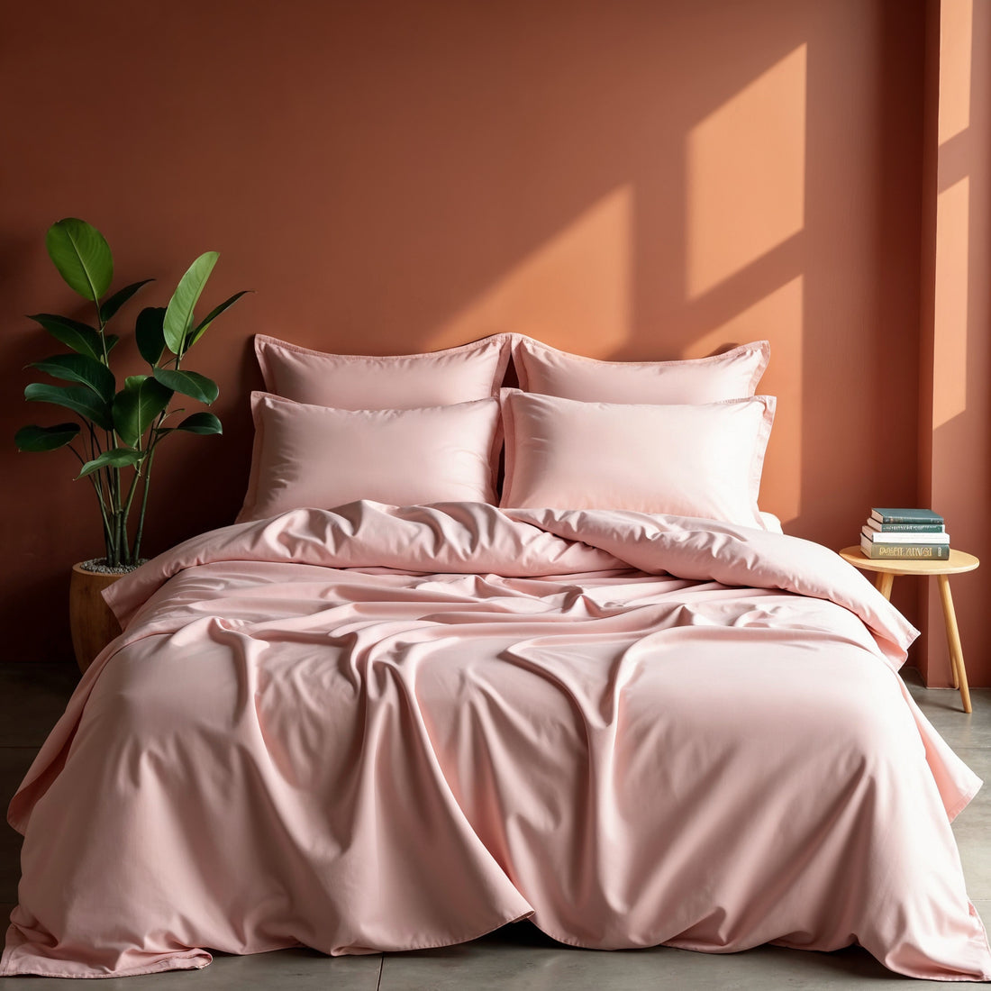 Royal Comfort 1000TC Bamboo Cotton Sheet and Quilt Cover Complete Set
