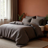 Royal Comfort 1000TC Bamboo Cotton Sheet and Quilt Cover Complete Set