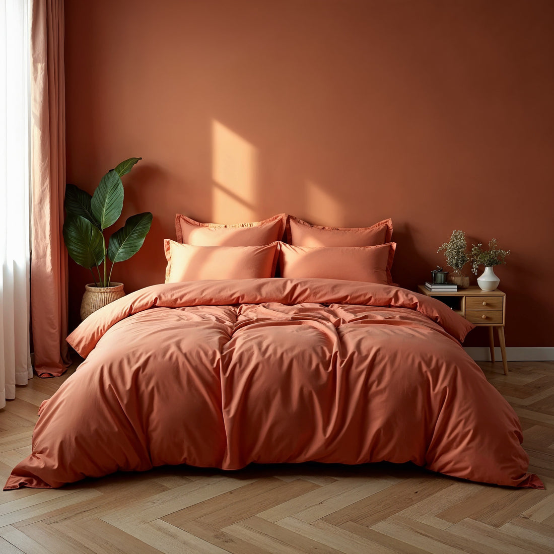 Royal Comfort 1000TC Bamboo Cotton Sheet and Quilt Cover Complete Set