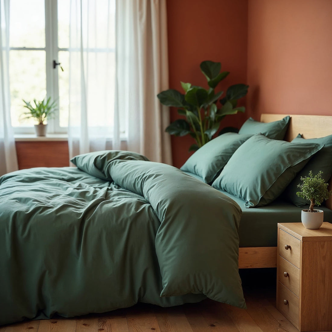 Royal Comfort 1000TC Bamboo Cotton Sheet and Quilt Cover Complete Set