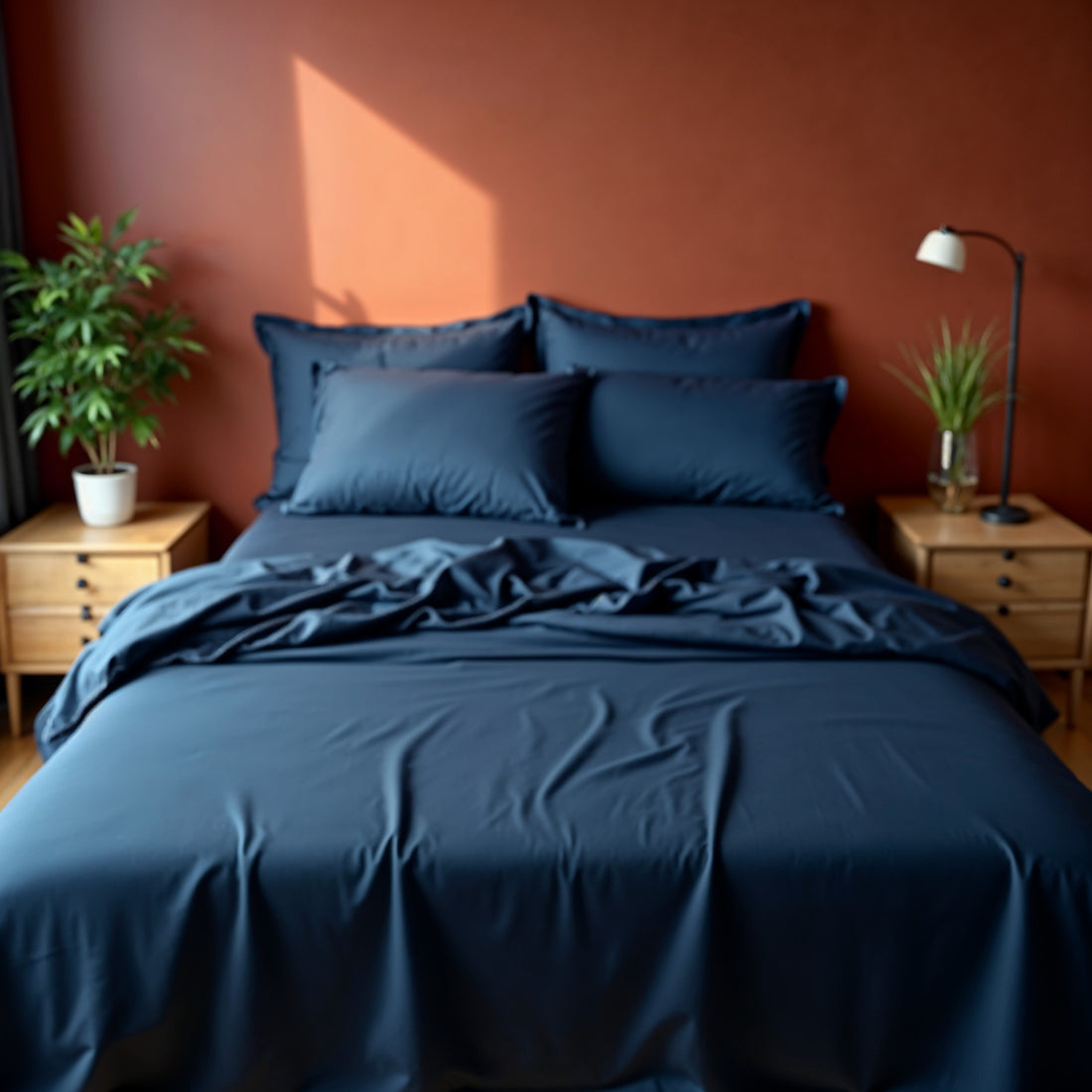 Royal Comfort 1000TC Bamboo Cotton Sheet and Quilt Cover Complete Set