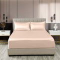 Royal Comfort Satin Sheet Set 3 Piece Fitted Pillowcase Silky Smooth