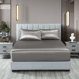 Royal Comfort Satin Sheet Set 3 Piece Fitted Pillowcase Silky Smooth