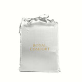 Royal Comfort Satin Sheet Set 3 Piece Fitted Pillowcase Silky Smooth