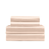 Royal Comfort Satin Sheet Set 4 Piece Fitted Flat Pillowcases Silky