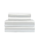 Royal Comfort Satin Sheet Set 4 Piece Fitted Flat Pillowcases Silky